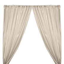 Extra Wide Nylon Taffeta Rod Pocket Curtains - Off White