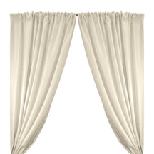 Polyester Twill Rod Pocket Curtains - Off White