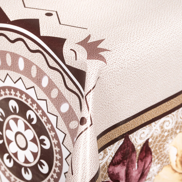 Ornamental Floral Oilcloth Fabric SV578096 1