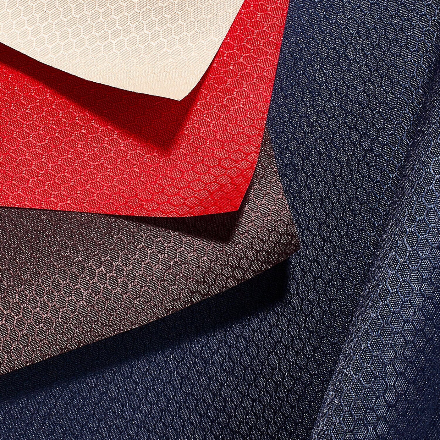 Ottertex 300D Solution Dyed Pu Waterproof Hexagon Grid Ripstop Fabric Group