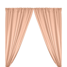Poplin (60 Inch) Rod Pocket Curtains - Rose Gold