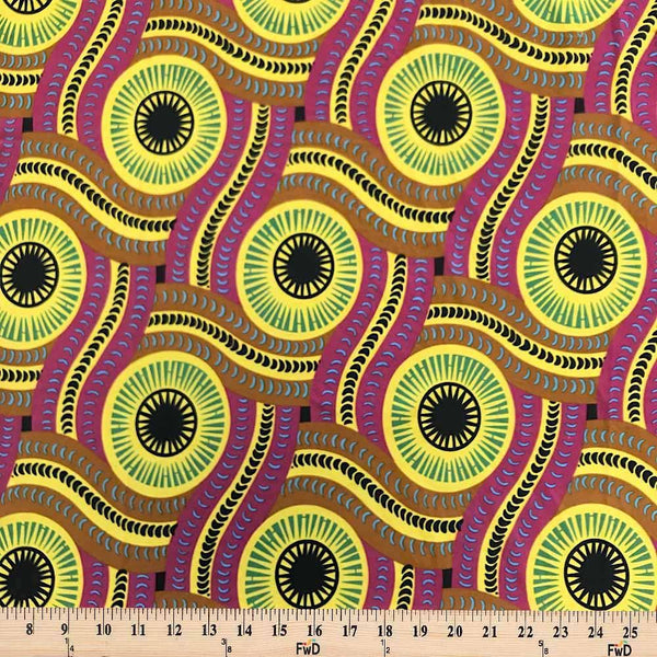 African Print Dty Fabric Serpent Brushed 3 SV574953 2