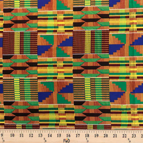 Kente African Print Fabric Dty Brushed 1 SV574955 2