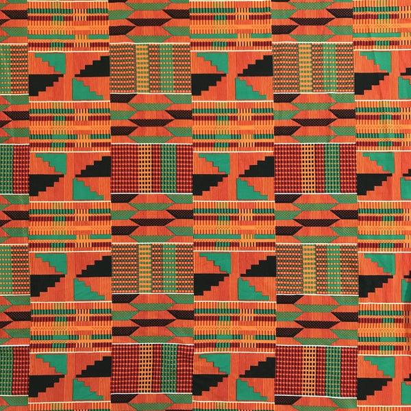 Kente African Print Fabric Dty Brushed 2 SV574963 1