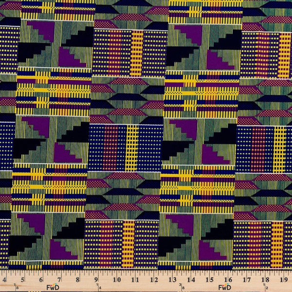 Kente African Print Fabric Dty Brushed 3 SV575660 2