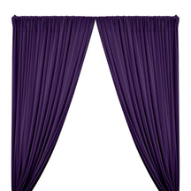 DTY Double-Sided Brushed Rod Pocket Curtains - Purple