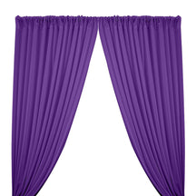 Scuba Double Knit Rod Pocket Curtains - Purple