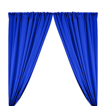 Poplin (60 Inch) Rod Pocket Curtains - Royal Blue
