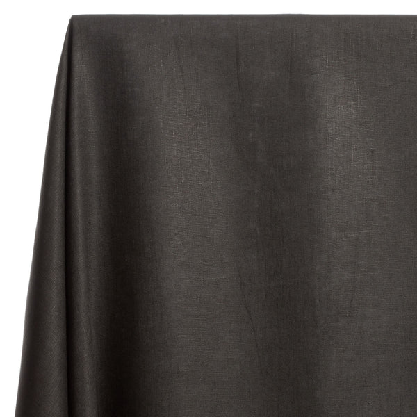 Adonis Handkerchief Linen Fabric SV578421 Black 1