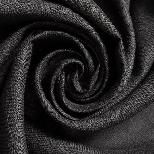 Adonis Handkerchief Linen Fabric SV578421 Black 2