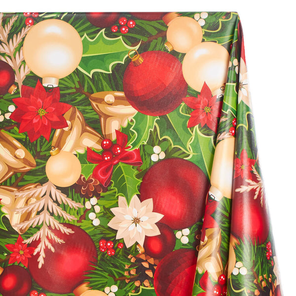 Floral Ornament Oilcloth Fabric SV578937 1