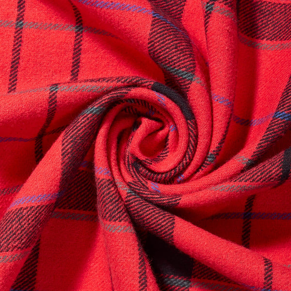 Michael Plaid Cotton Flannel Fabric SV579026 2
