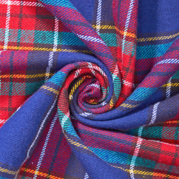 Tom Plaid Cotton Flannel Fabric SV579027 2