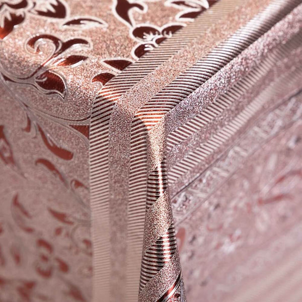 Stripe Metallic Oilcloth Fabric SV578106 1