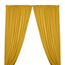 Matte Milliskin Rod Pocket Curtains - Sunflower Yellow