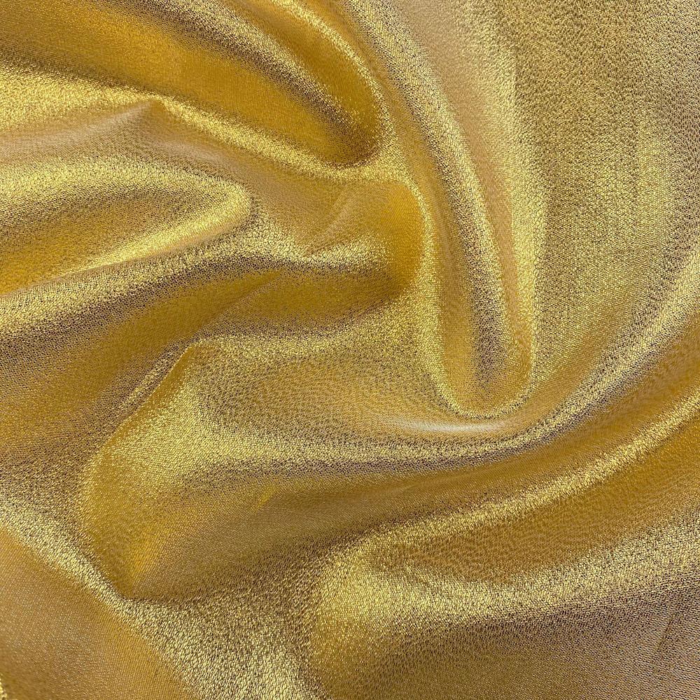 Gold Tissue Metallic Matte Lame Fabric