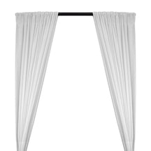 Cotton Flannel Rod Pocket Curtains (All Colors Available) - White