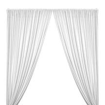 DTY Double-Sided Brushed Rod Pocket Curtains (All Colors Available) - White