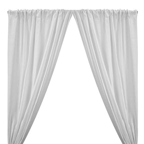 Natural Linen Rod Pocket Curtains (All Colors Available) - White