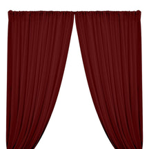 Rayon Challis Rod Pocket Curtains - Wine