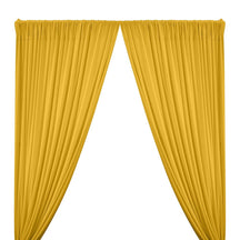 DTY Double-Sided Brushed Rod Pocket Curtains - Yellow