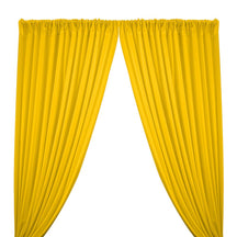 Scuba Double Knit Rod Pocket Curtains - Yellow