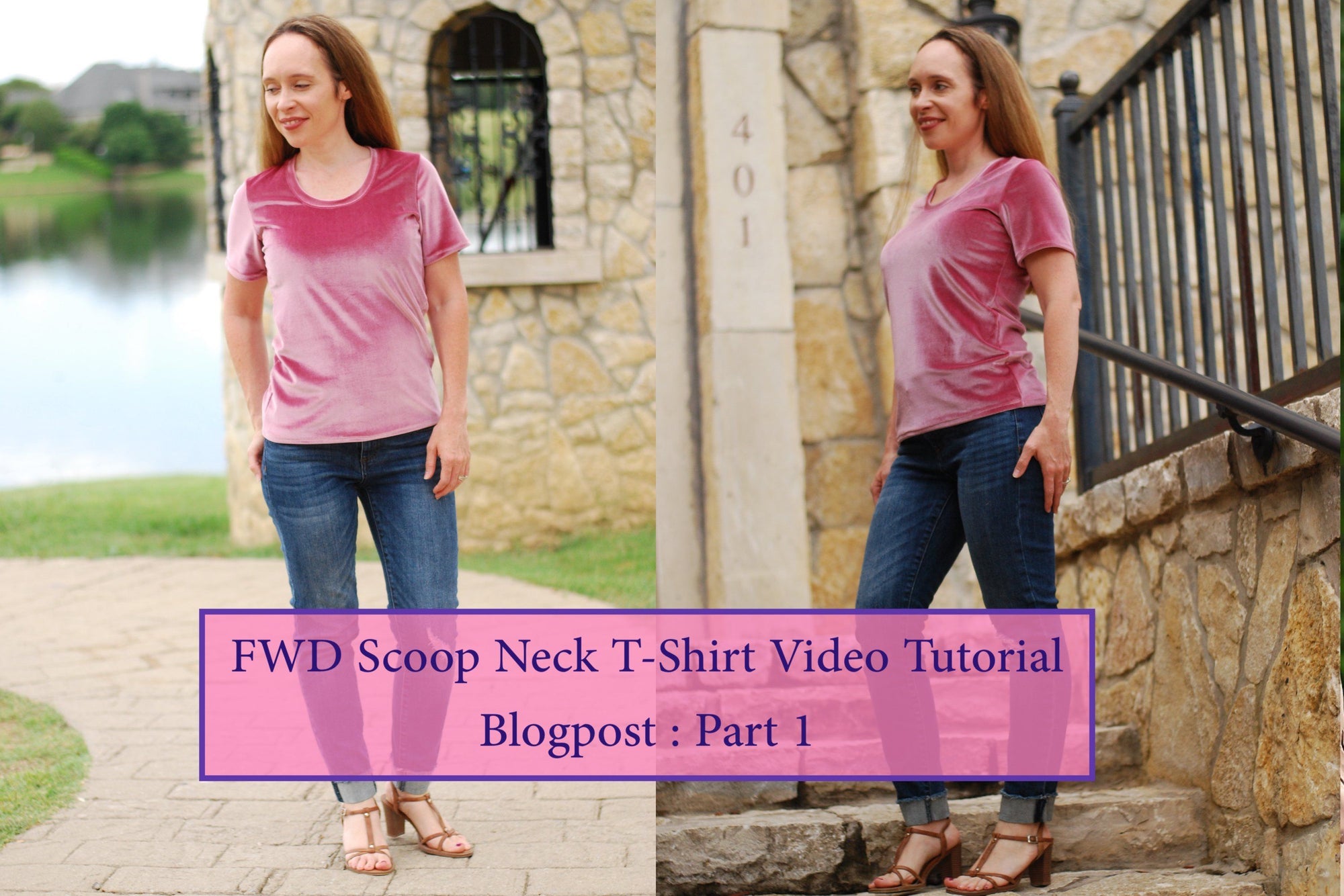 FWD Scoop Neck T-Shirt Video Tutorial Blogpost : Part 1