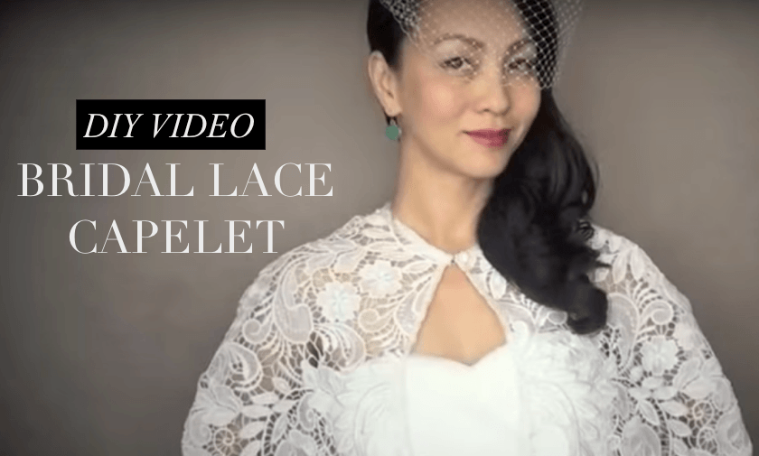 Video Blog: DIY Bridal Lace Capelet