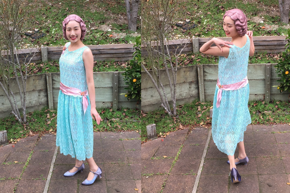DIY Beaded Dress with Fitted Bodice and Cap Sleeves Sewing Tutorial