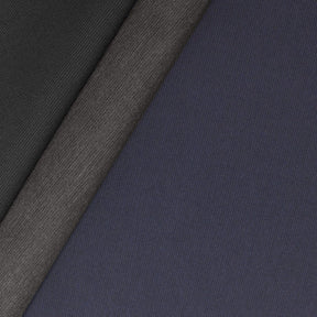 Pinstripe Stretch Polyester Viscose Wool-Look Twill Suiting Fabric Group Image