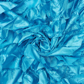 Multicolor Taffeta Ruffles On Taffeta