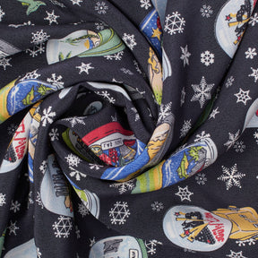 Snow Globe Printed Silk