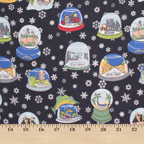 Snow Globe Printed Silk