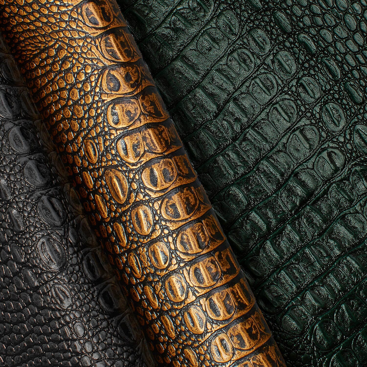 Ottertex® Crocodile Vinyl Fabric By The Yard
