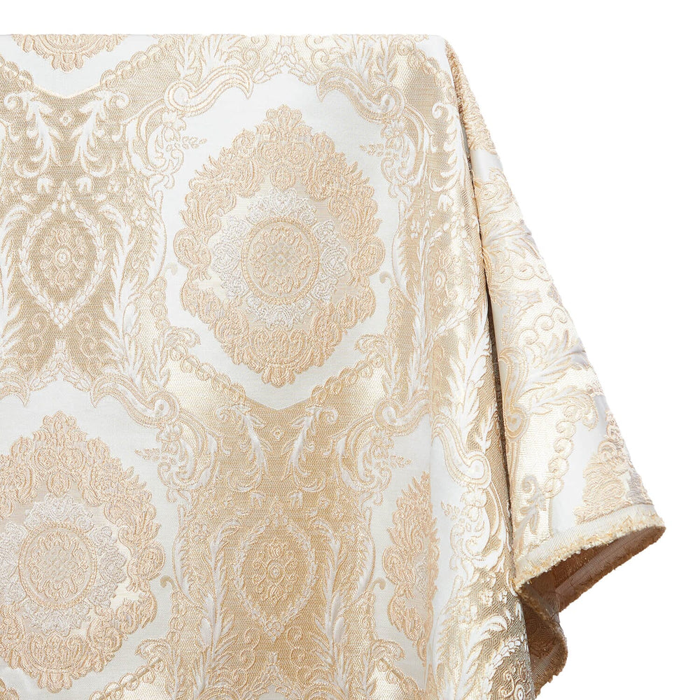 Kuster Textile Versailles Two Tone Metallic Damask Jacquard