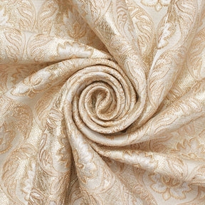 Medallion Extra Wide Metallic Damask Upholstery Jacquard