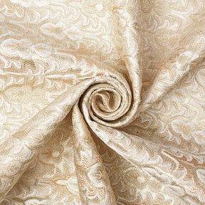 Arbor Bloom Extra Wide Metallic Damask Upholstery Jacquard