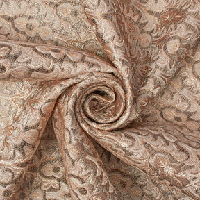 Arbor Bloom Extra Wide Metallic Damask Upholstery Jacquard