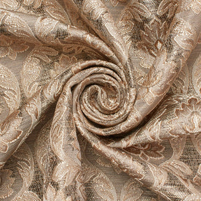 Medallion Extra Wide Metallic Damask Upholstery Jacquard