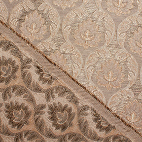 Medallion Extra Wide Metallic Damask Upholstery Jacquard