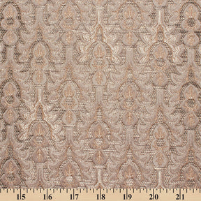 Arbor Bloom Extra Wide Metallic Damask Upholstery Jacquard