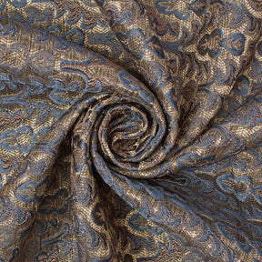 Arbor Bloom Extra Wide Metallic Damask Upholstery Jacquard