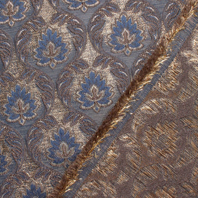 Medallion Extra Wide Metallic Damask Upholstery Jacquard