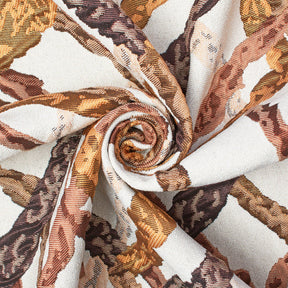 Abstract Vine Extra Wide Crinkle Upholstery Jacquard