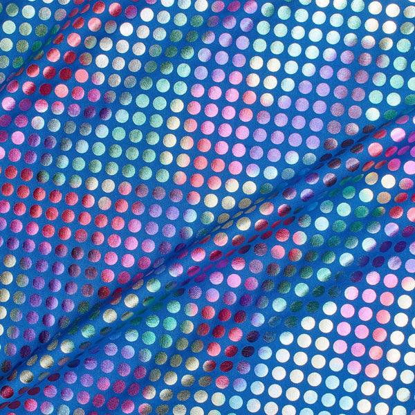 8 mm Rainbow Holographic Dots On Jersey