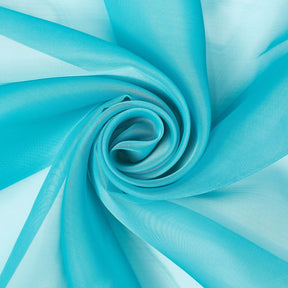 Sheer Voile (118 Inch) Fabric SV570983 Turquoise Image A2