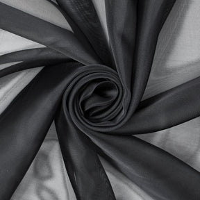 Sheer Voile (118 Inch) Fabric SV570989 Black Image A2