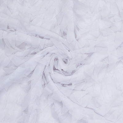 Triangle Leaf Ruffle Chiffon Fabric 60