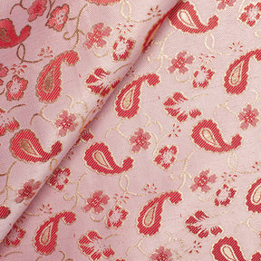 Floral Paisley Metallic Satin Jacquard