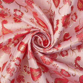 Floral Paisley Metallic Satin Jacquard